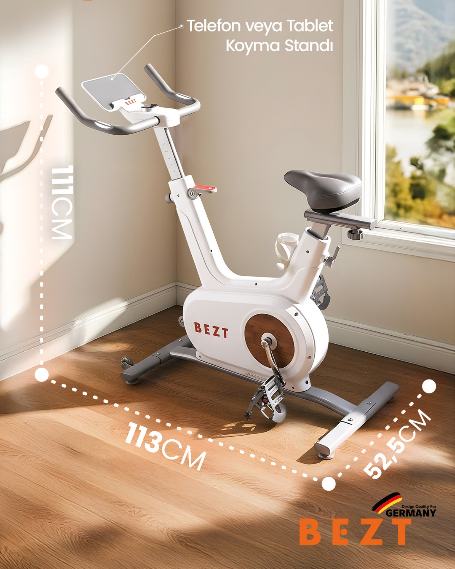 Bezt Smart Pro Dijital Manyetik Akıllı Egzersiz Bisikleti