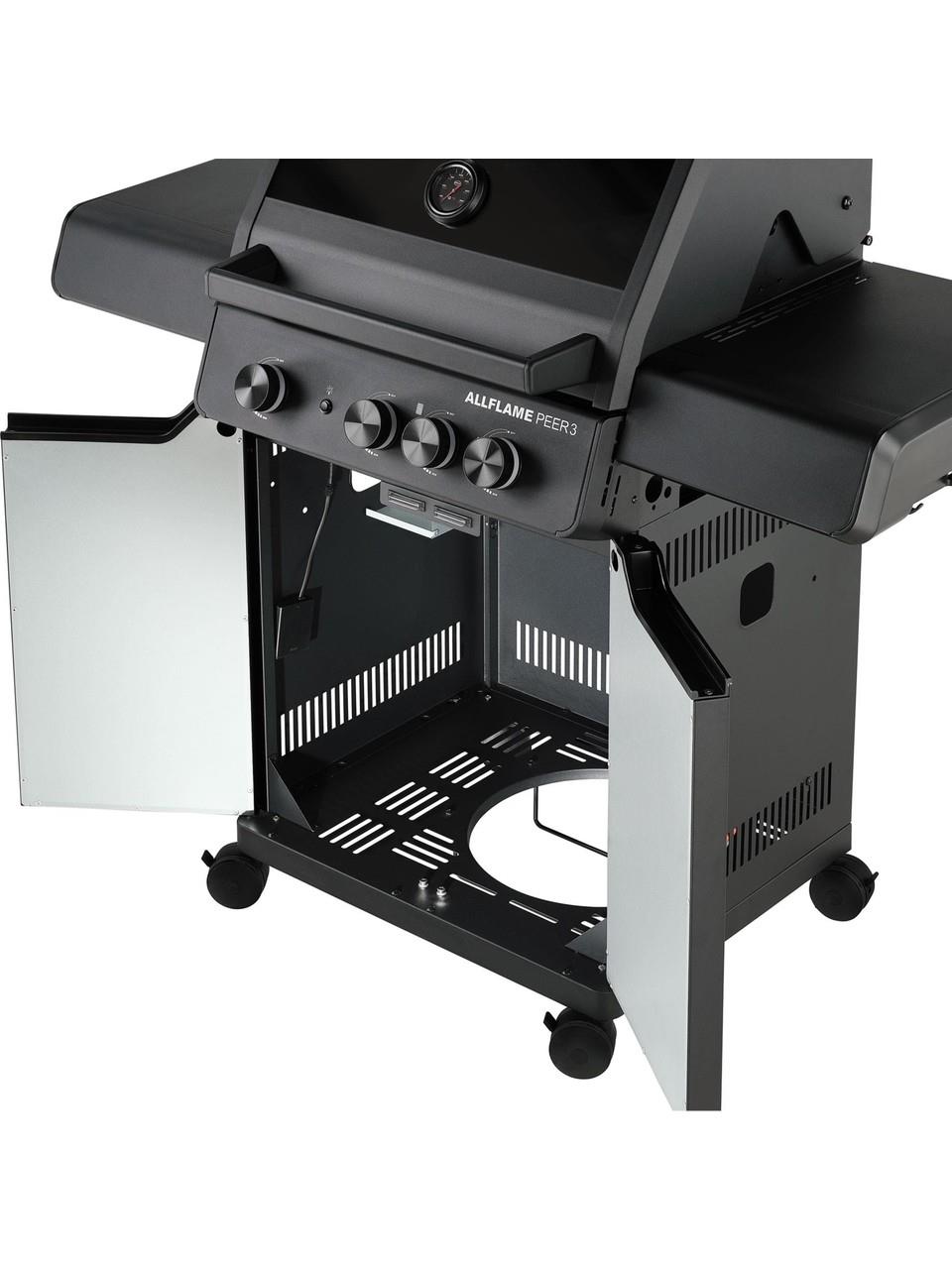 Rösle Allflame Peer 3 Gazlı Barbekü Istasyonu - Siyah