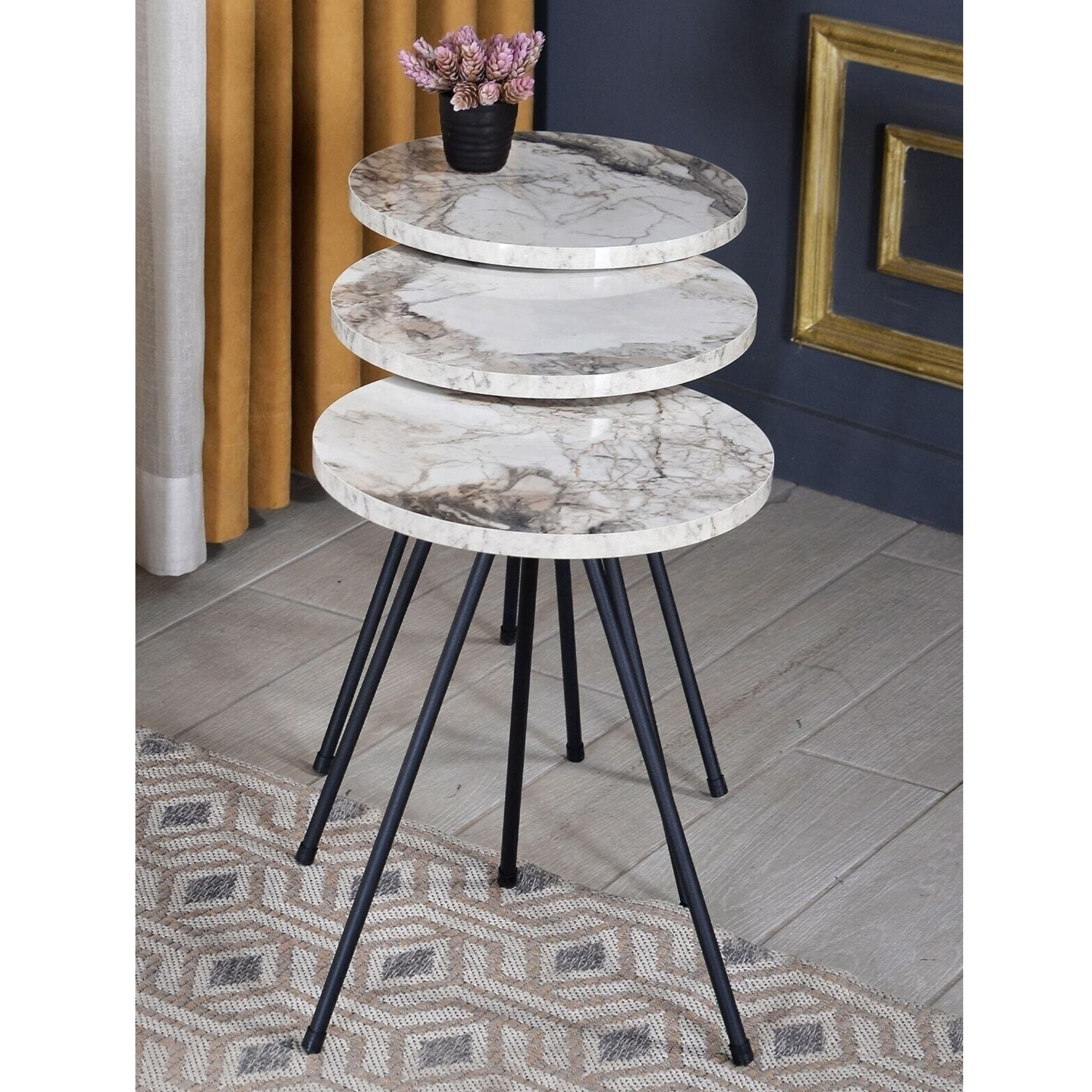 Reyo Metal Zigon Sehpa Efes