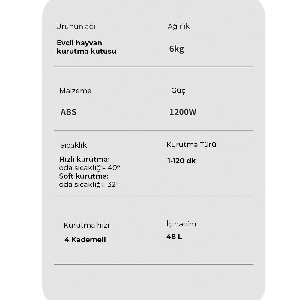 Neutron Pet Kurutma Kutusu