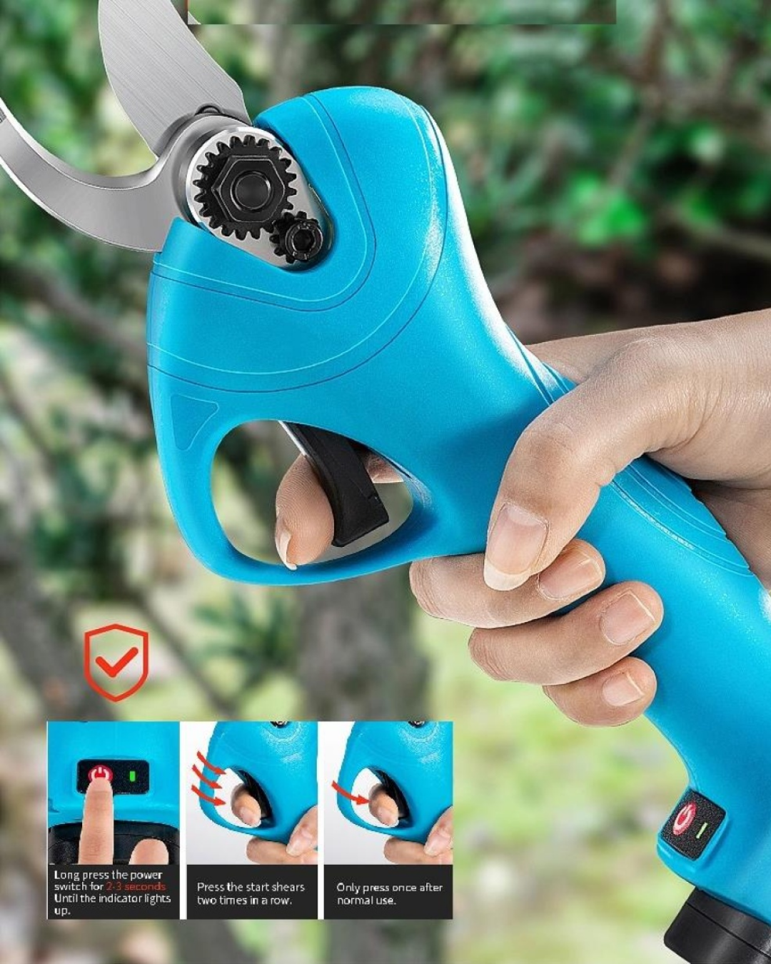 Suca SC-8601 Akülü Budama Makası 2 Bataryalı