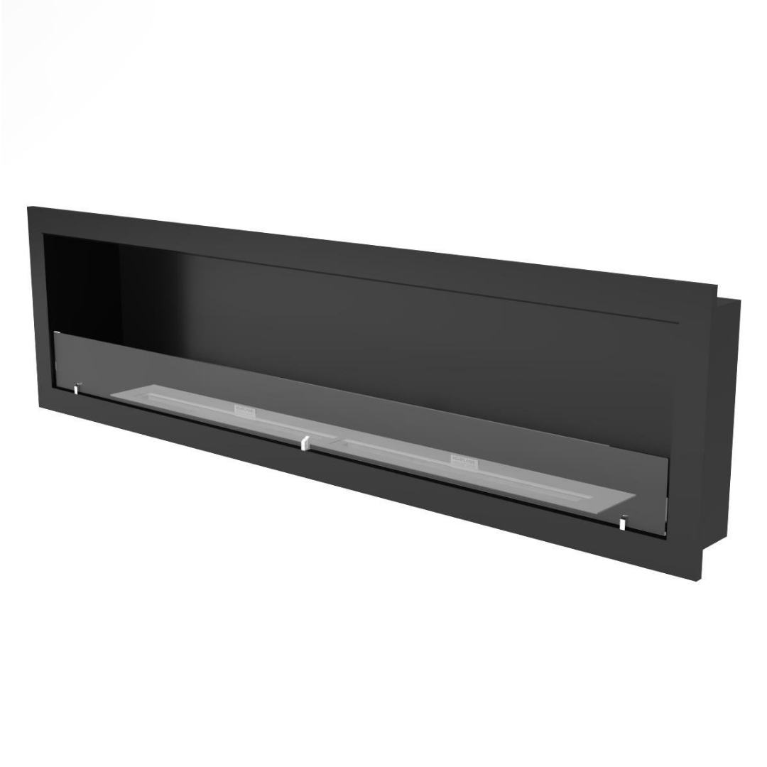 Korflame Ankastre 200 Cm Bioetanol Bacasız Şömine