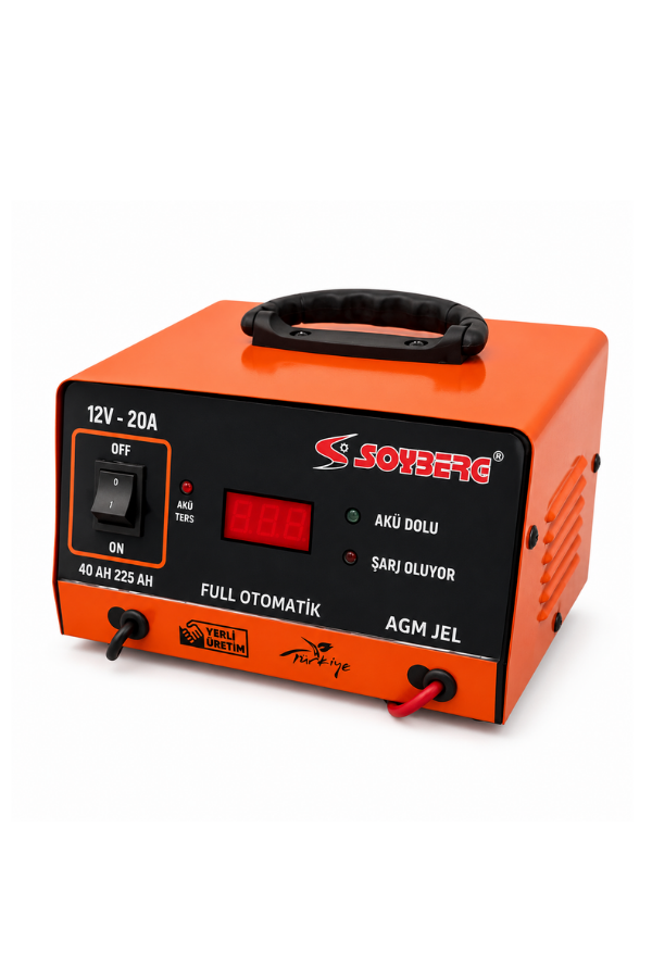 Soyberg S-1220 Otomatik Akü Şarj Cihazı
