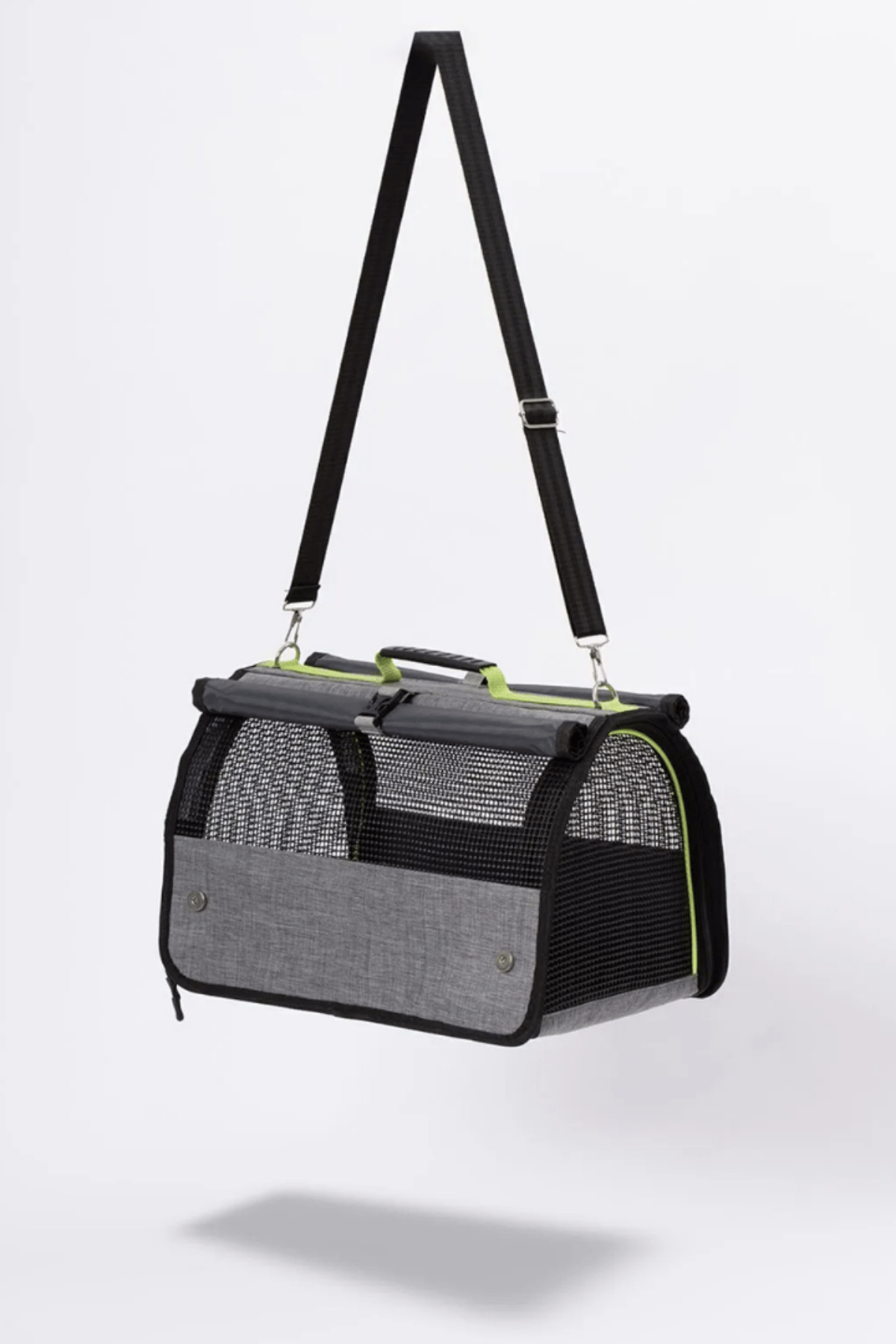 Reyo Brave Paws Flybag Plastik Yırtılmaz Fileli Kedi Ve Köpek Taşıma Çantası Seyahat Çantası Gri 45x25x26cm