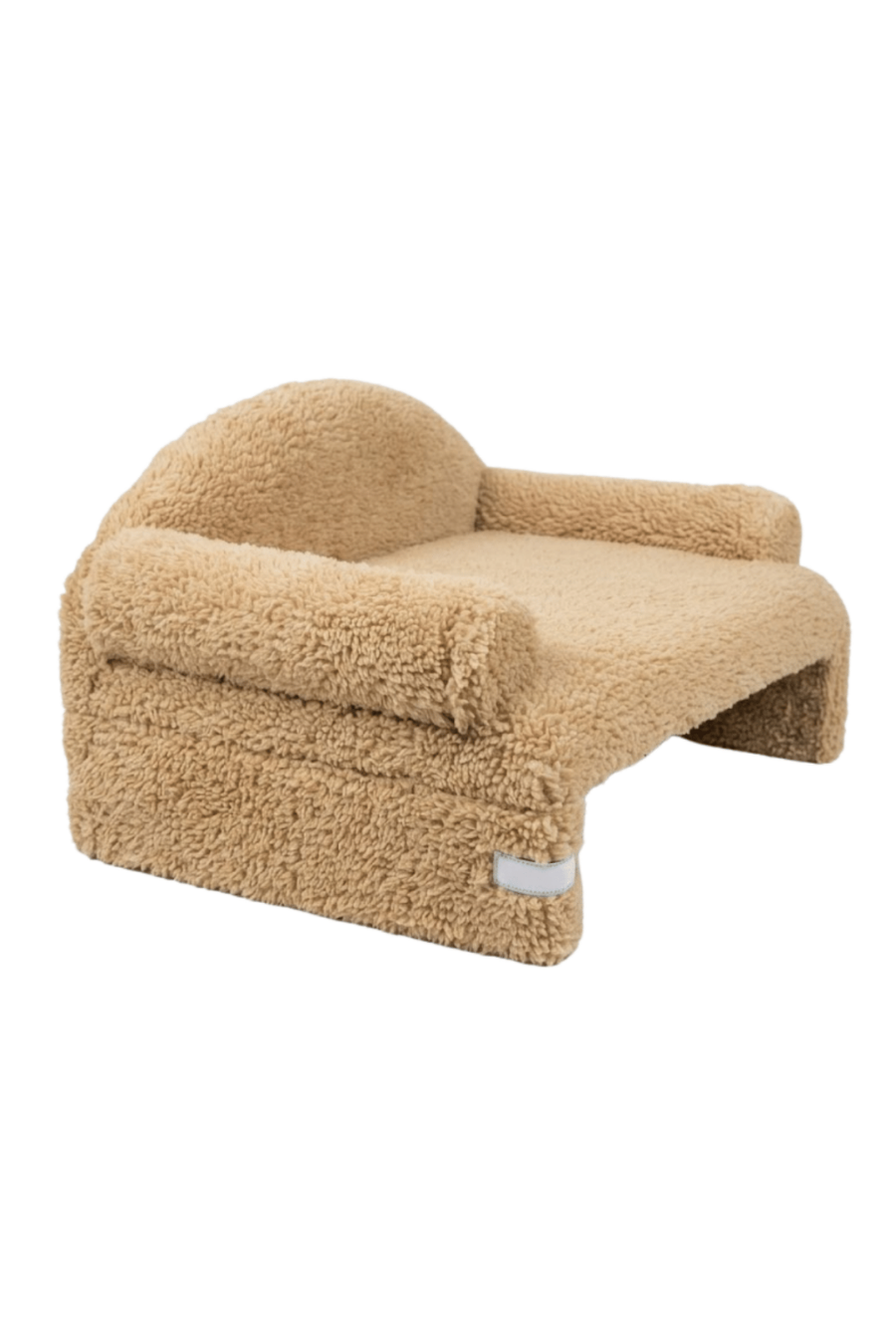 Reyo Pet Peluş Kedi Koltuğu, Kedi Kanepesi, Kedi Yatağı, Evcil Hayvan Dinlenme Koltuğu, Rahat Kedi Sofa Yatağı, 45x33x25 cm Kahve