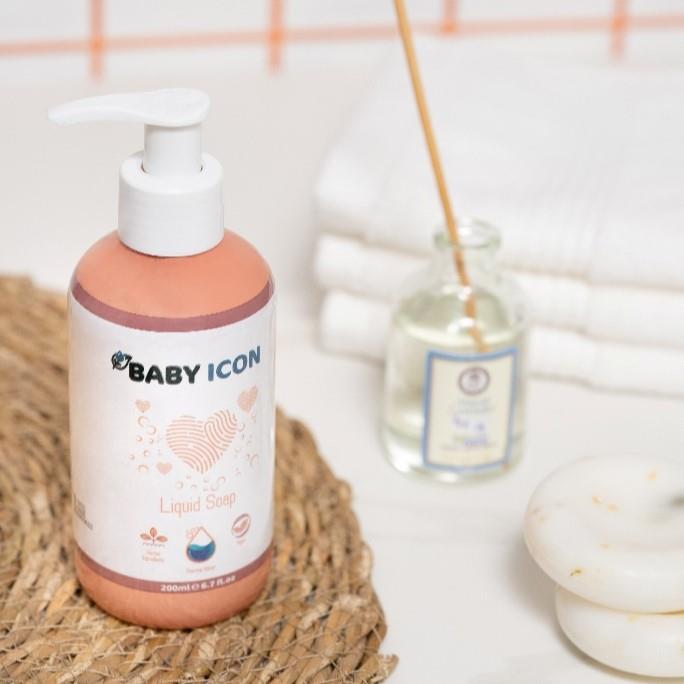 Baby Icon Parfümsüz Doğal Çilek Kokulu Sıvı Sabun 200 Ml