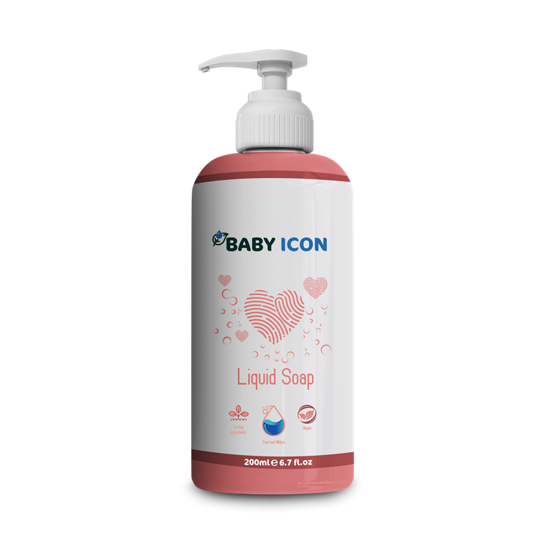 Baby Icon Parfümsüz Doğal Çilek Kokulu Sıvı Sabun 200 Ml