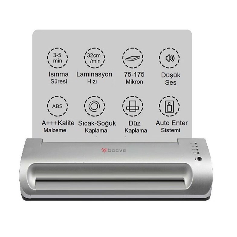 Baove Ocw260 A4 Laminasyon Makinesi + 20 Pvc Film, Pvc Laminasyon Kaplama Makinesi - Baove OCW260