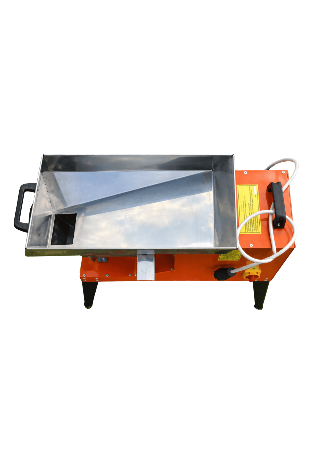 OGT BT-712T 700 Kg/Saat Kapasiteli 3 HP Turuncu Ayaklı Paslanmaz Profesyonel Salça Makinesi
