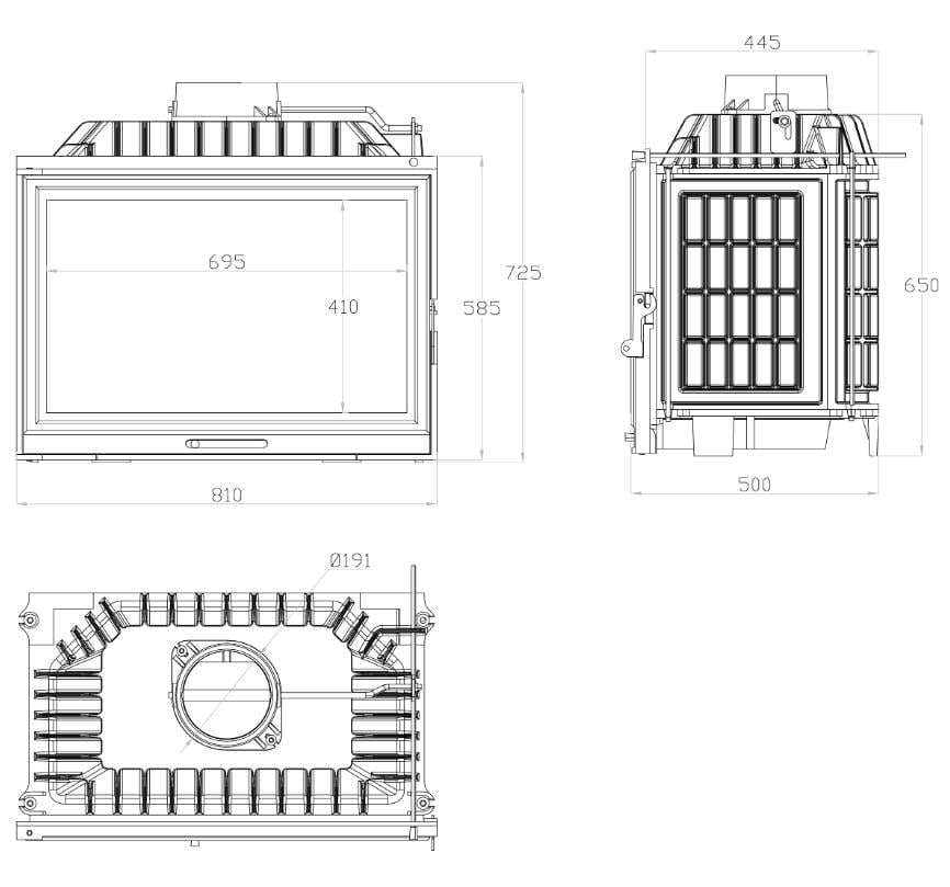 Echatech Font 800 Şömine