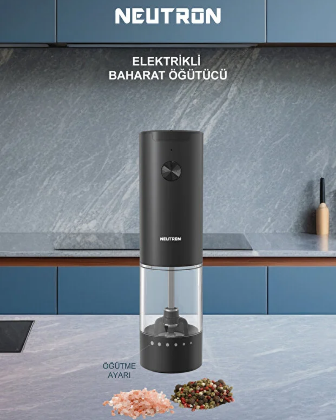 Neutron NTL-PG-03 Elektrikli Tekli Baharat Öğütücü