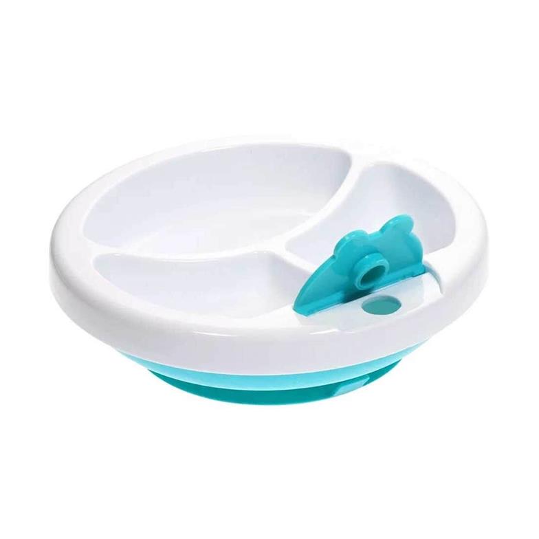 bblüv Platö Sıcak Su Hazneli Mama Tabağı Mavi