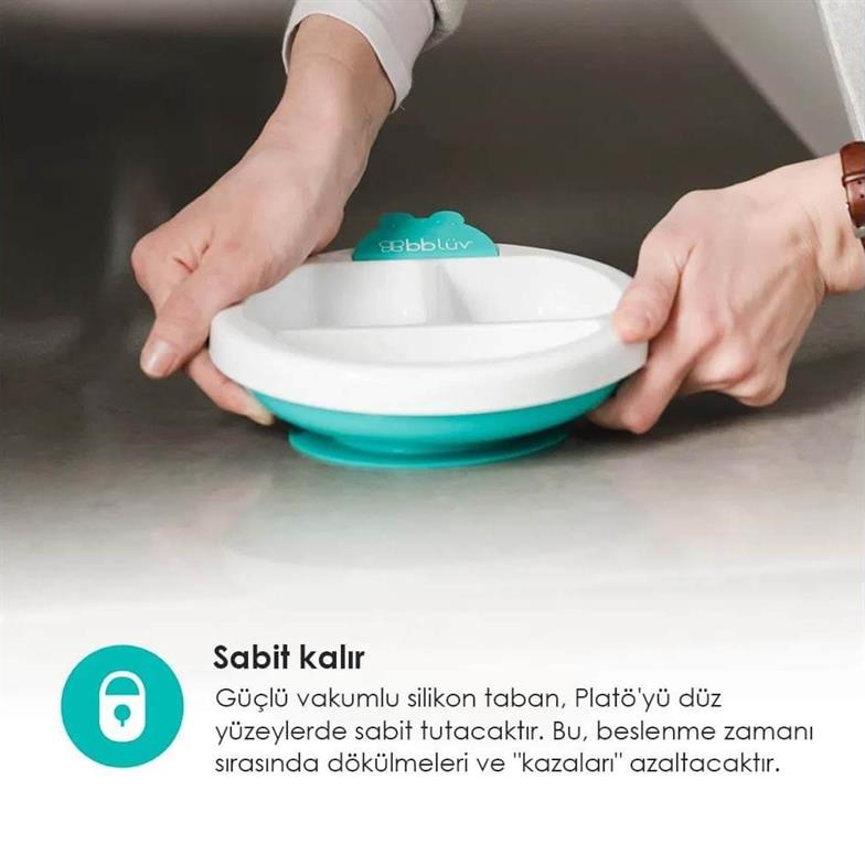 bblüv Platö Sıcak Su Hazneli Mama Tabağı Pembe