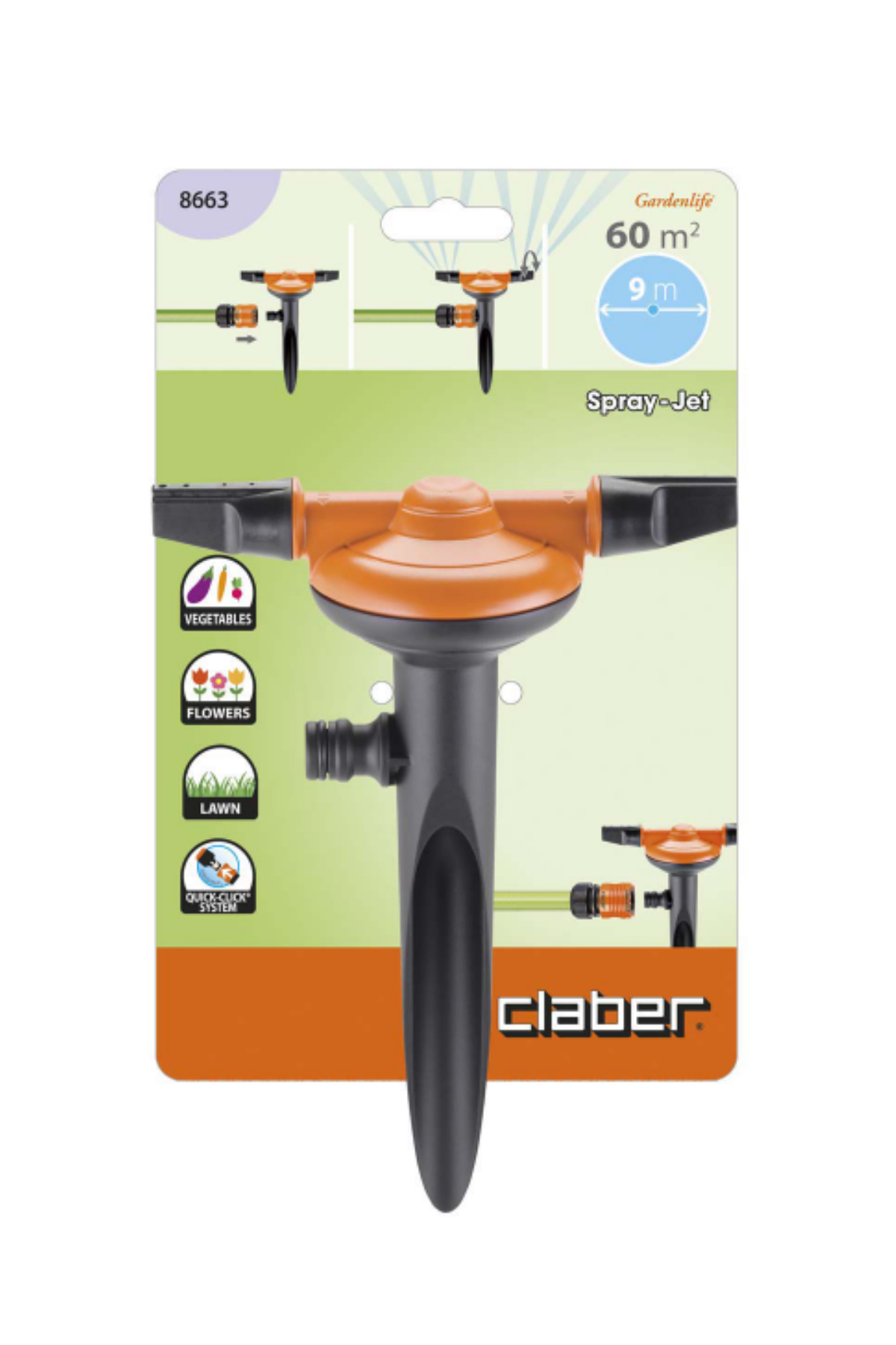 Claber 8663 Spray Jet Fıskiye