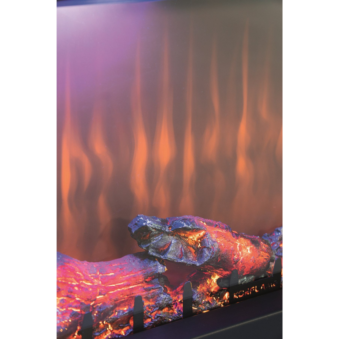 Korflame Kormet 100 Isıtmasız Bluetooth ve Ses Efektli Dekoratif Elektrikli Şömine