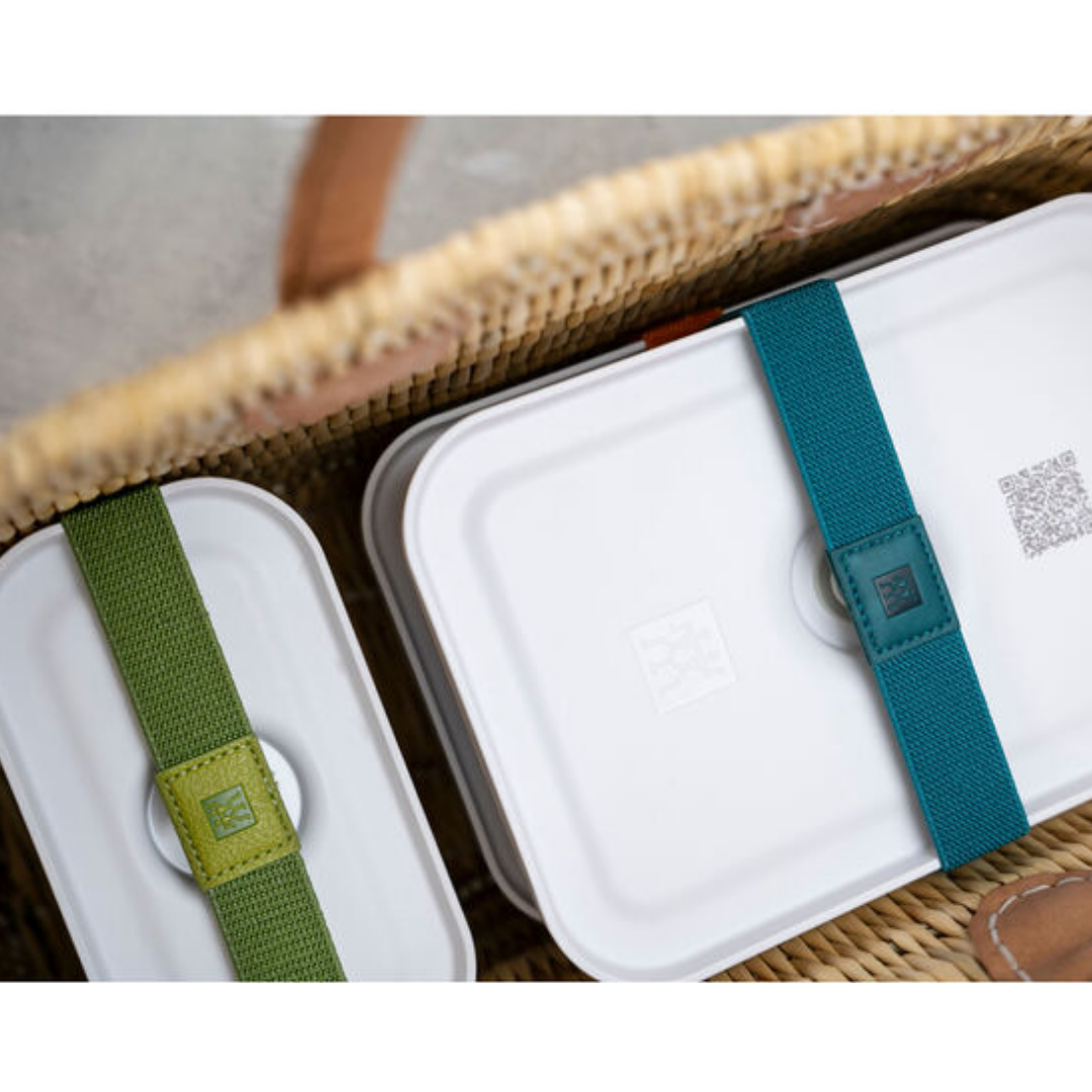 Zwilling 368013100 Fresh & Save Vakumlu Yemek Taşıma Kabı, L, Plastik, Beyaz-Akdeniz Mavisi