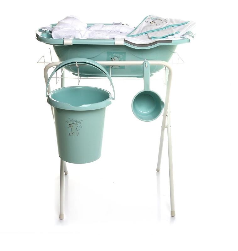 Babyjem Ayaklı 6 Parça Bebek Banyo Seti
