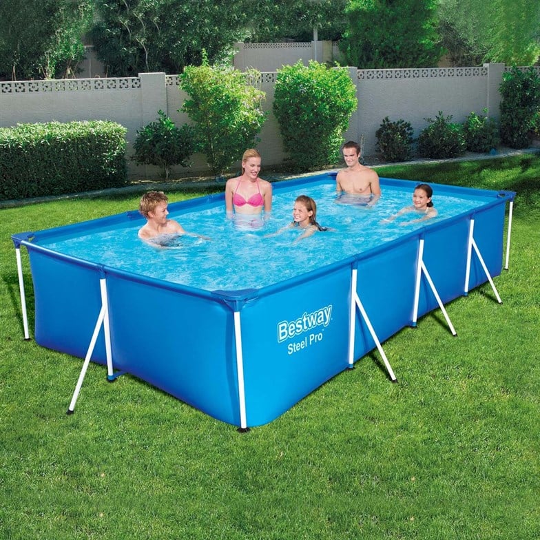 Bestway 56405 Prefabrik Dikdörtgen Aile Havuz (400X211X81cm
