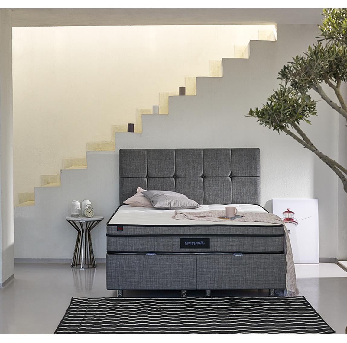 Niron Yatak Niron Greypedic 90x190 Cm Tek Kişilik Ultra Ortopedik Çok Sert Pedli Yatak