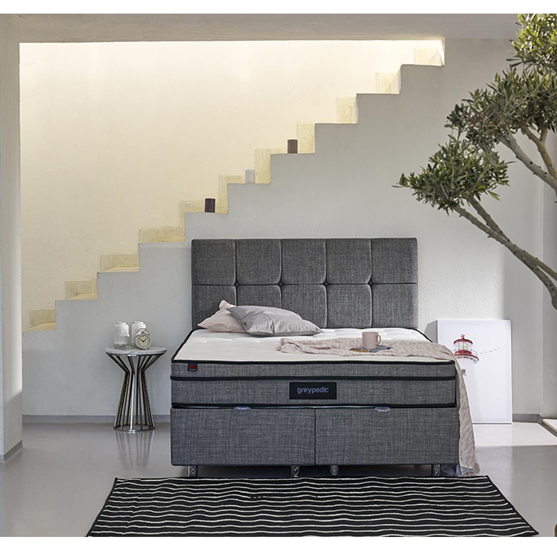 Niron Yatak Niron Greypedic 90x190 Cm Tek Kişilik Ultra Ortopedik Çok Sert Pedli Yatak