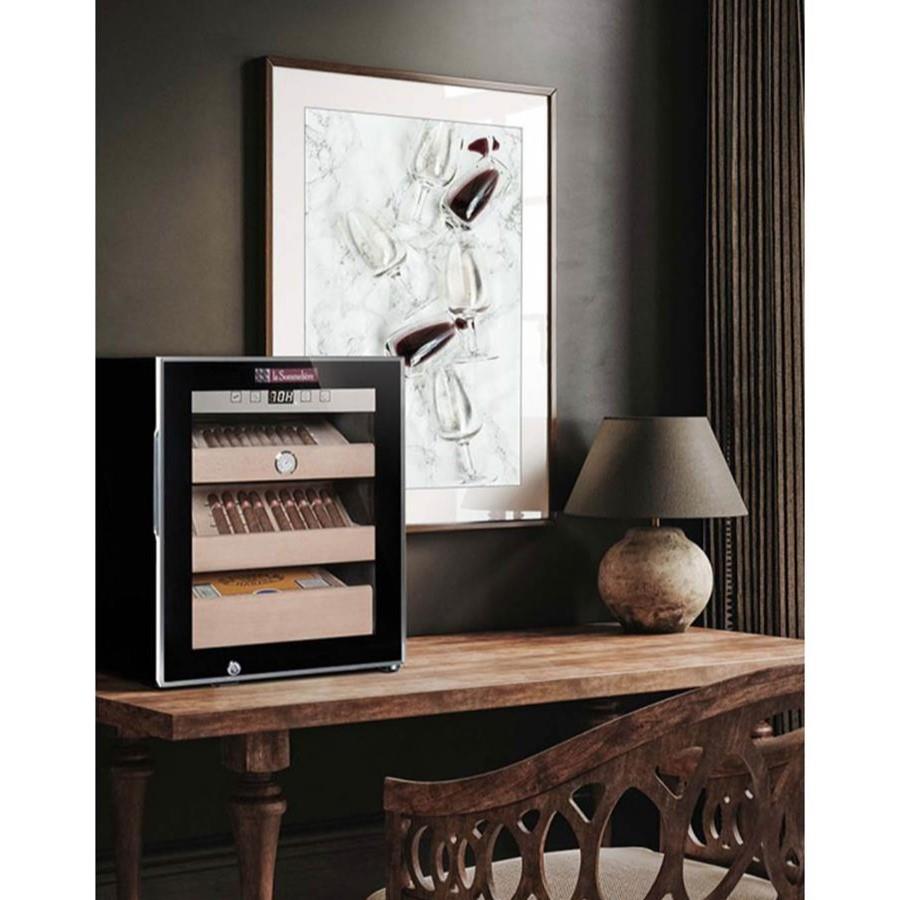 La Sommeliere CIG251 Humidor 3 Bölmeli Puro Saklama Dolabı