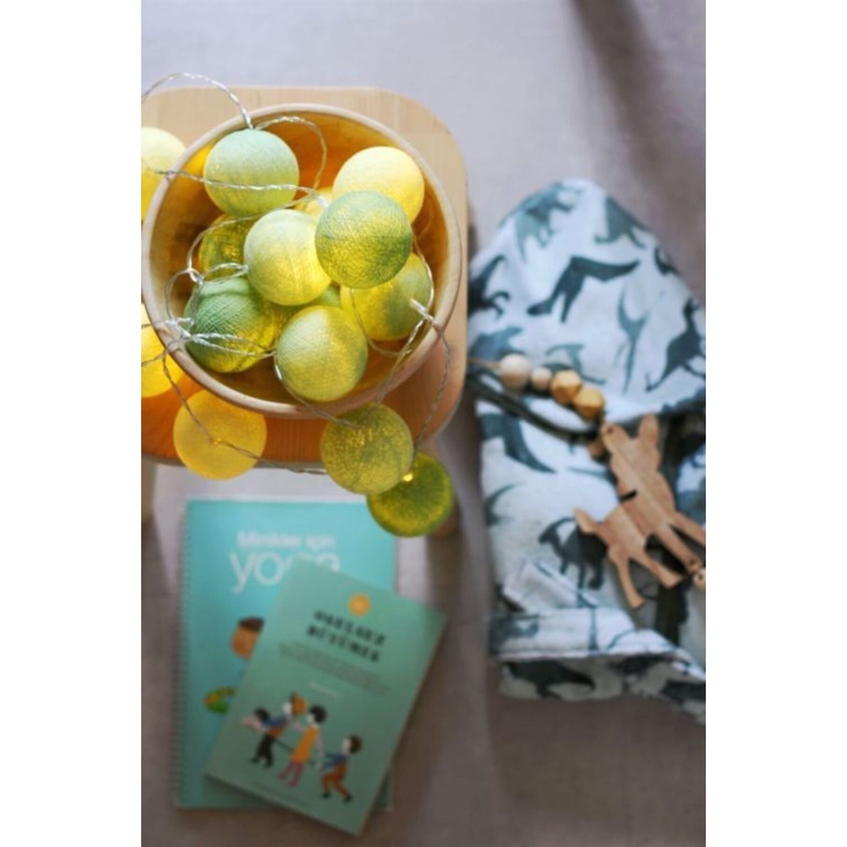 Boule De Petite Lime Işıklı Top Aydınlatma