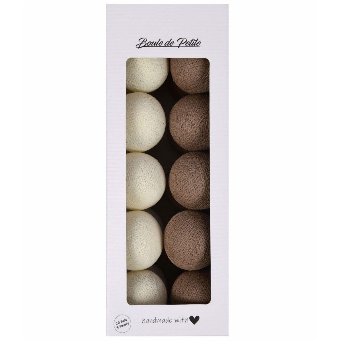 Boule De Petite Vanilla Işıklı Top Aydınlatma