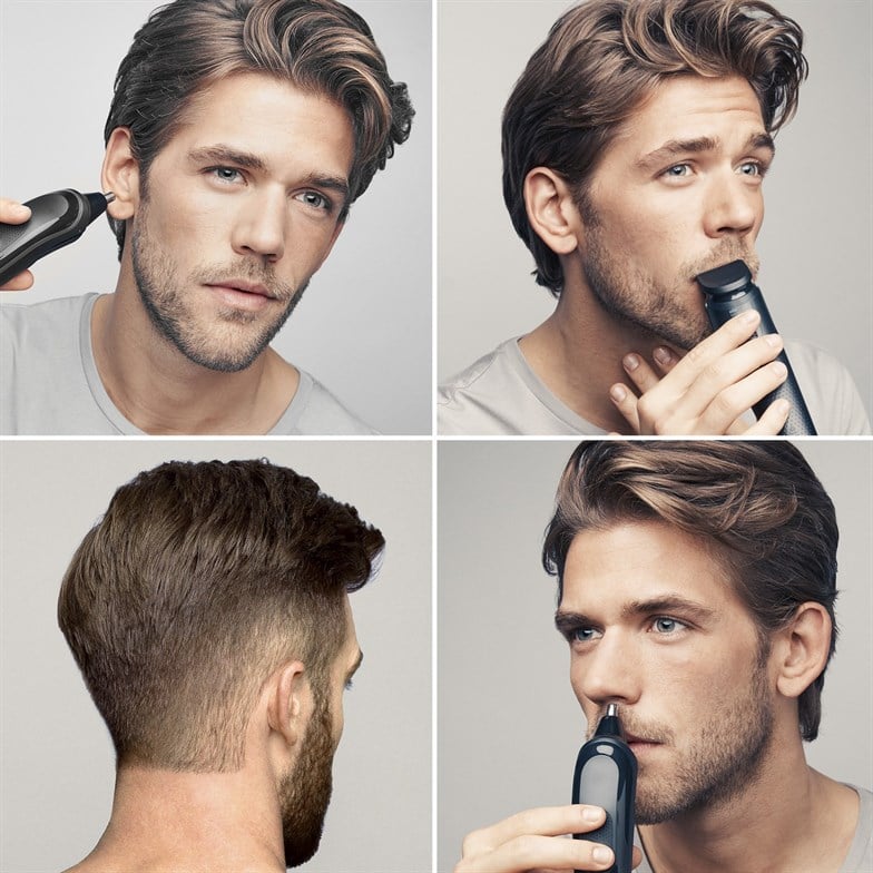 Braun MGK 5060 Şarjlı Erkek Bakım Kiti 7in1 Kablosuz Şekillendirici - Siyah + Gillette Fusion ProGlide