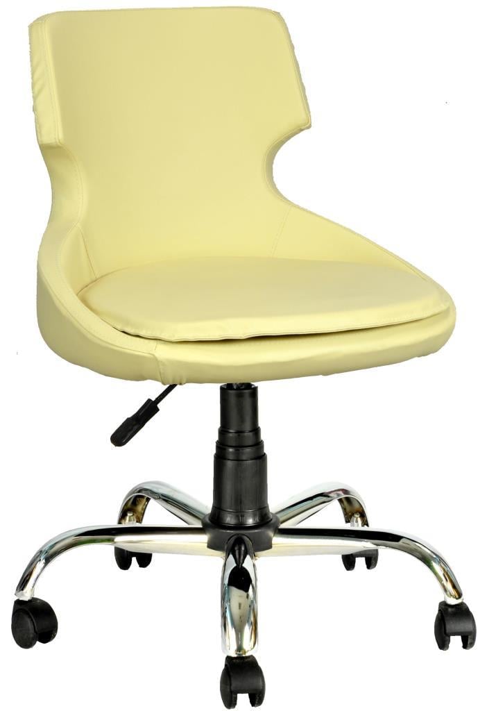 Bürocci Zaga Metal Ayaklı Çalışma Koltuğu-Krem-2023D0115