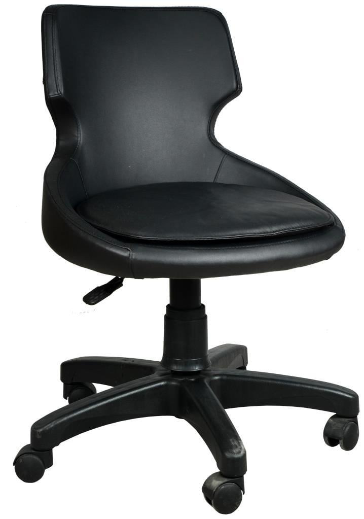 Bürocci Zaga Plastik Ayaklı Çalışma Koltuğu-Siyah-2023B0101