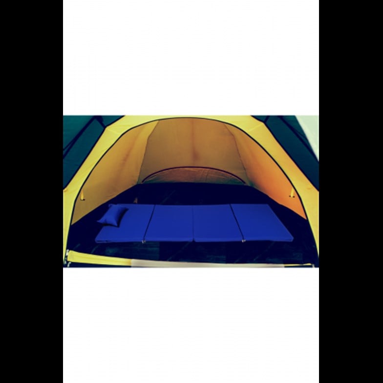 Bysay Taşınabilir Katlanır Plaj Havuz Şenzlongu Kamp Yatağı Minderi (MAVİ)