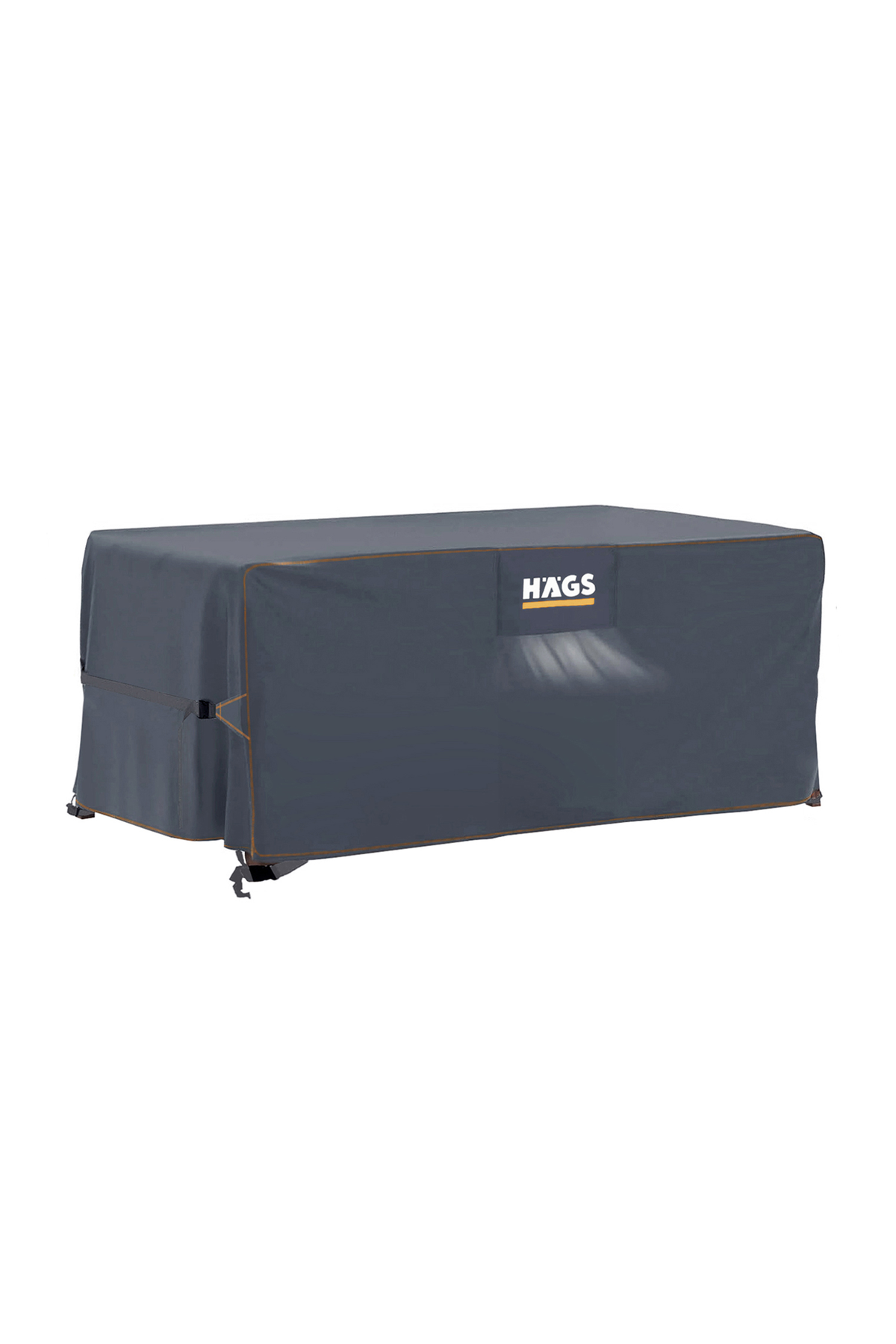 Haegs Bahçe Mobilyası Örtüsü, 180-150-90cm, Ağır Hizmet Oxford Kumaş, Su Geçirmez, Dış Mekan Veranda Masa Örtüsü, Havalandırmalı Masa ve Sandalye Koruma Kılıfı Gri