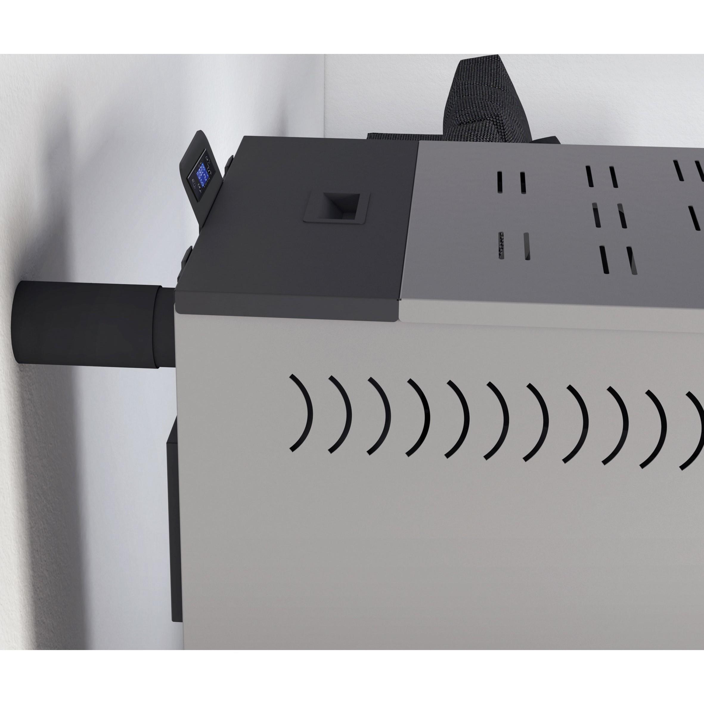 İfyıl Efes Plus 10kW Çift Fanlı Kuru Sistem Üflemeli Pelet Sobası