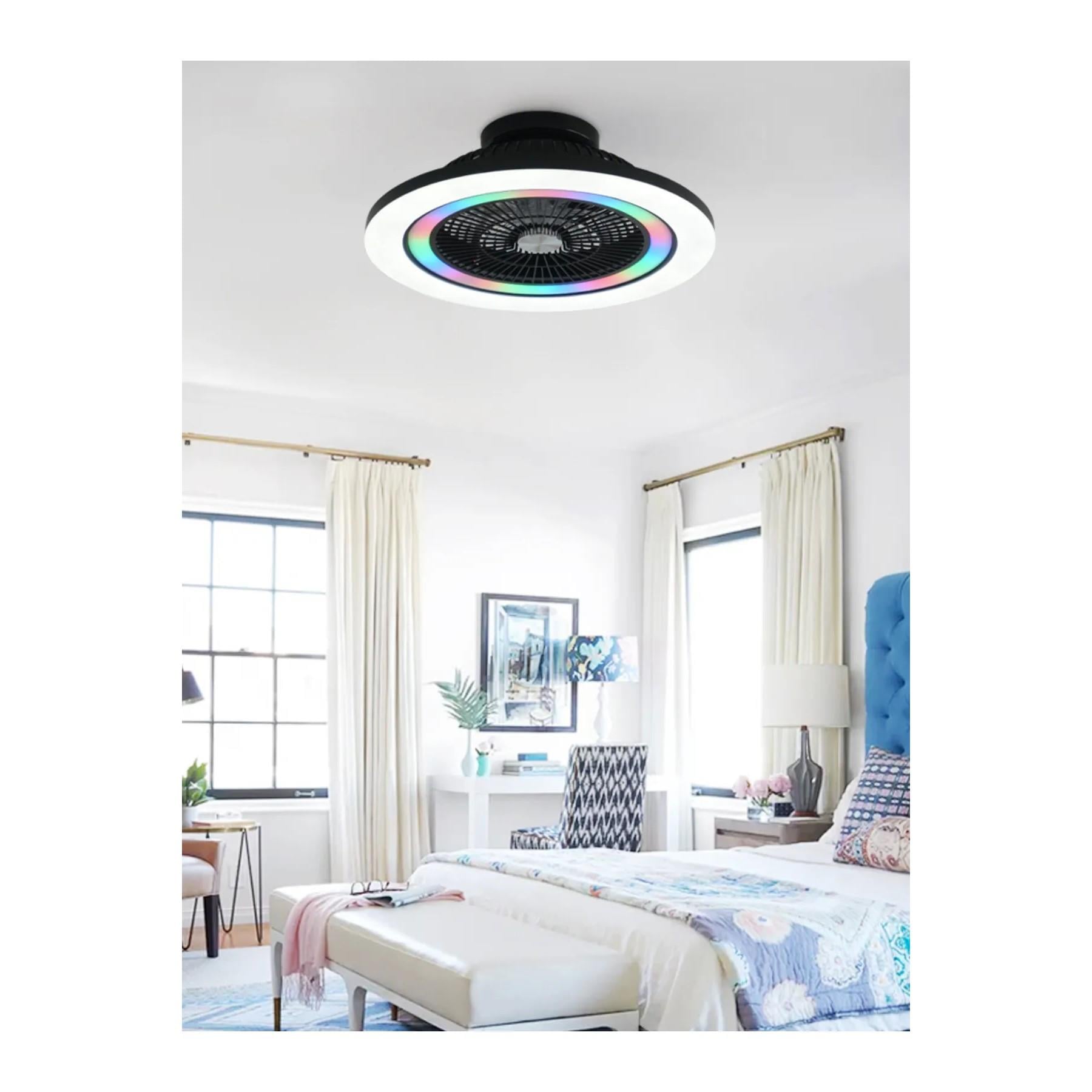Dlc Ovest Rgb 58CM Led Tavan Vantilatörü