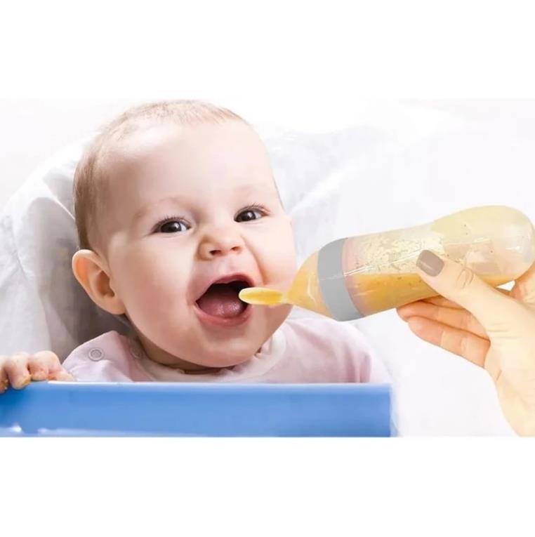 Babyjem Sıkmalı Bebek Kaşığı