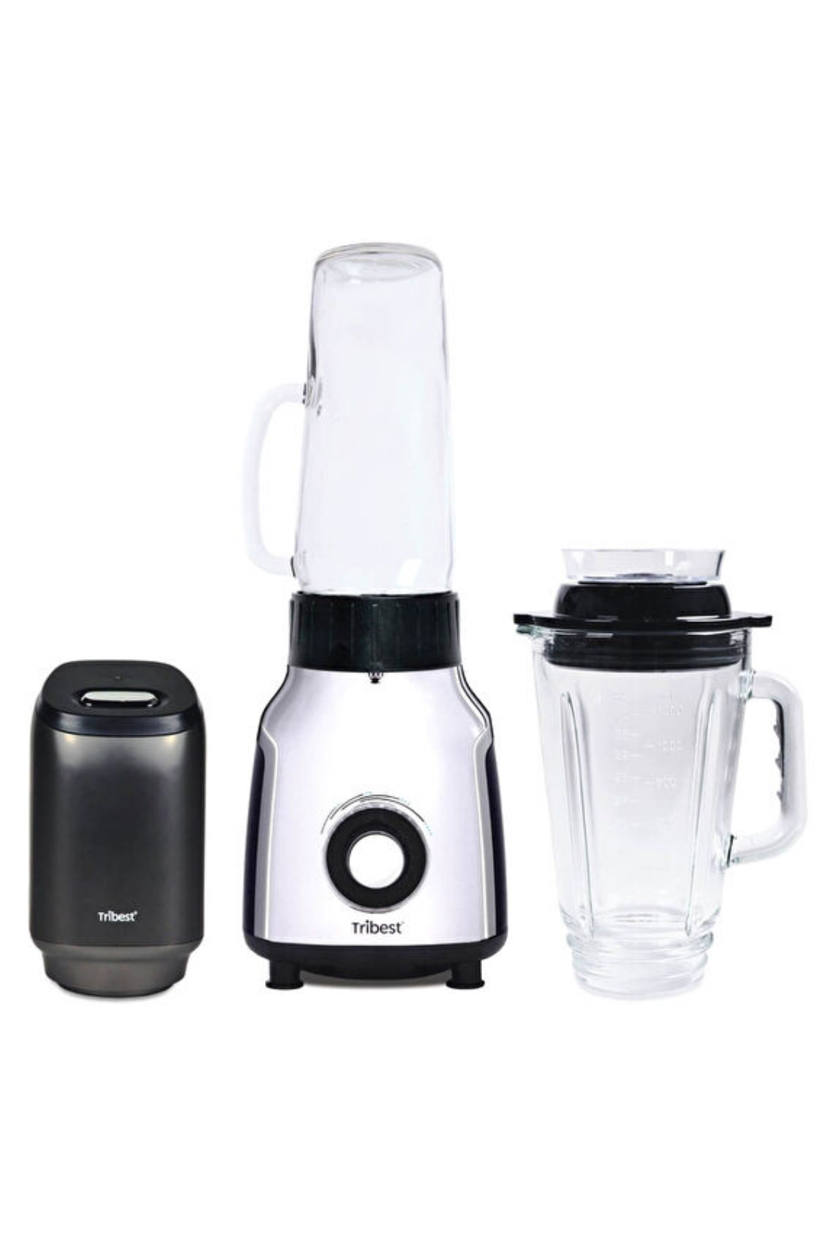 Tribest PBG-5001-C Glass Personal 500 W Vacuum Blender