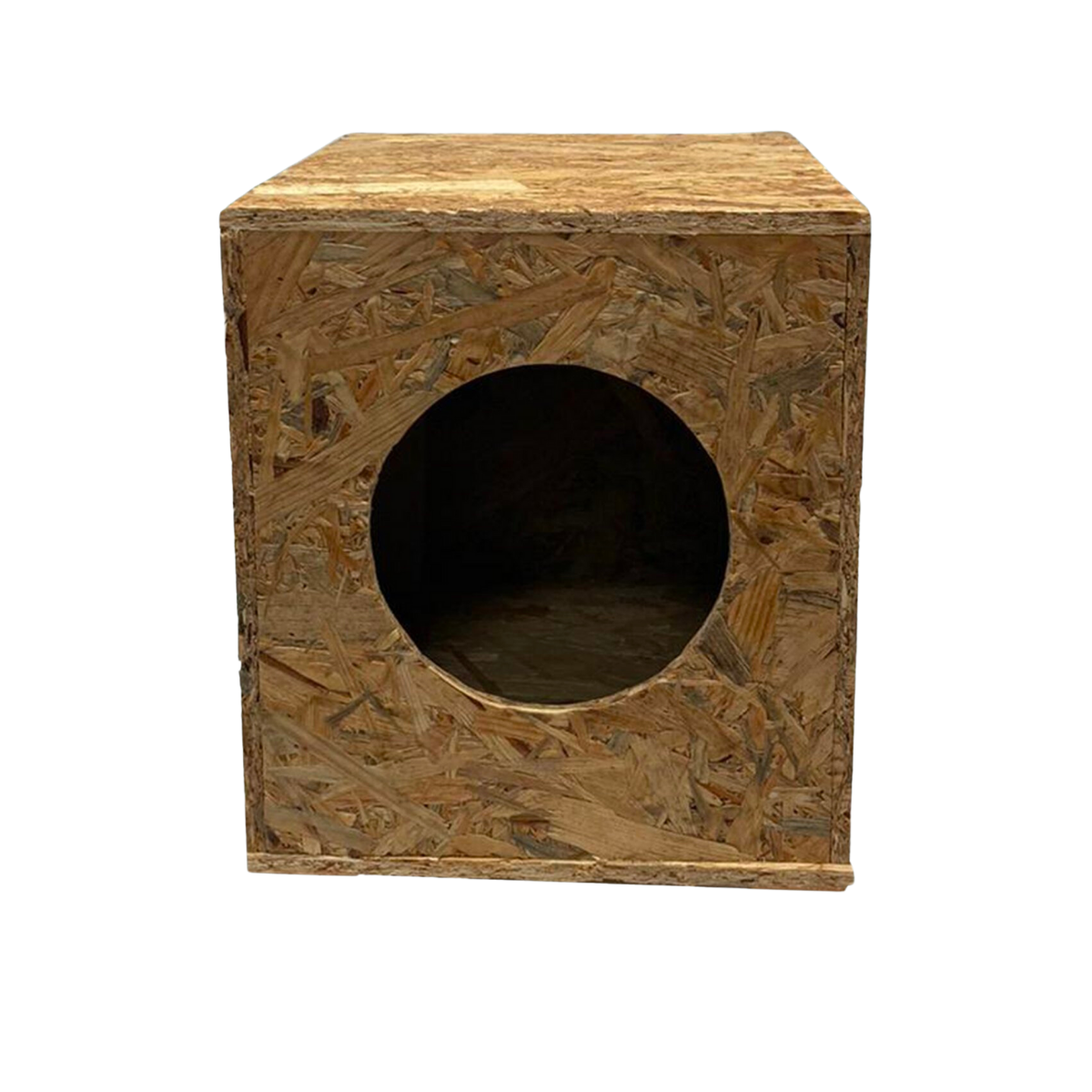 Reyo Kedi Evi Dış Ortam Uygun Ahşap Kedi Evi OSB 34x32x26 cm