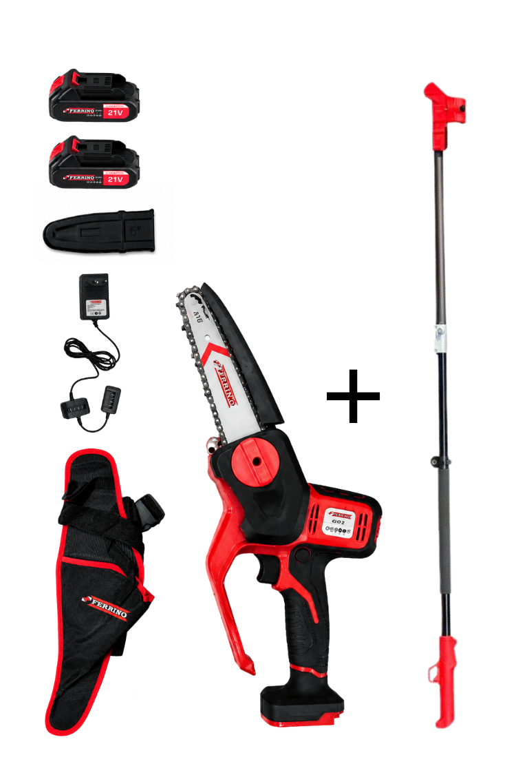 Ferrino KHB-11 21V 4Ah 2 Akülü Testere + 2.5 Metre Akülü Uzatma Aparatı