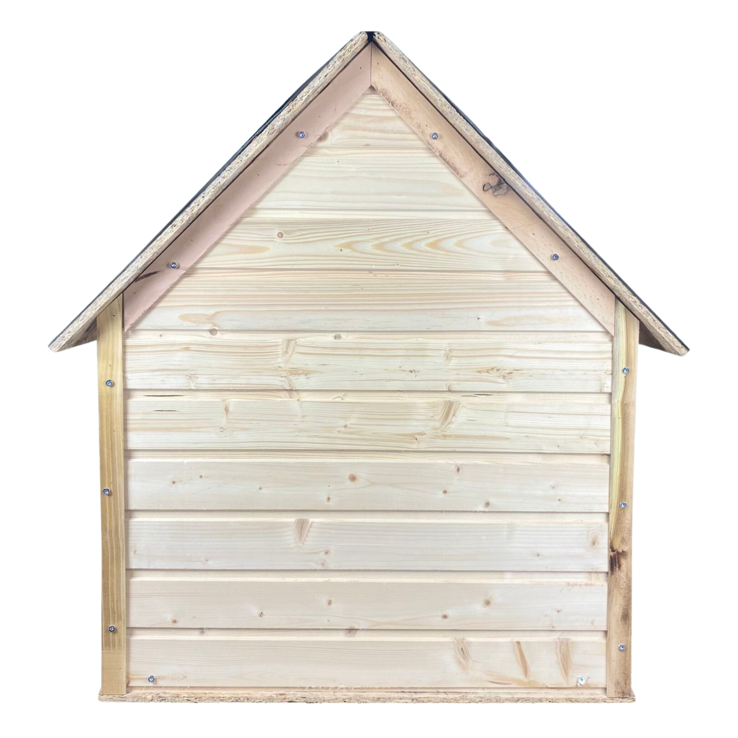 Reyo Pet Suya Soğuğa Dayanıklı Lüks Büyük Boy Ahşap Köpek Kulubesi Sokak Köpek Evi Yeşil Çatılı 100x100x78 cm