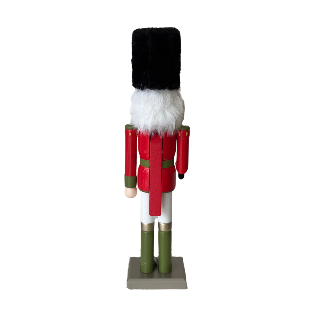 Reyo Home Kırmızı Fındıkkıran Kurşun Asker Biblo Figür Büyük Boy 50 cm