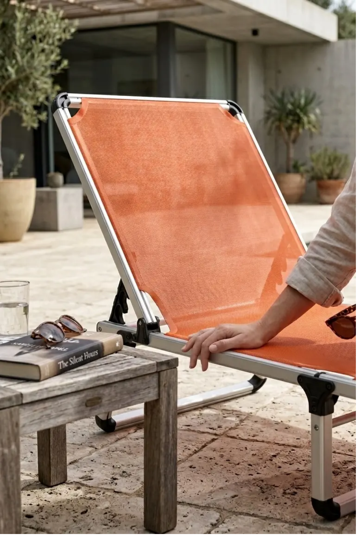 Reyo Katlanır ve Taşınır Şezlong Orange