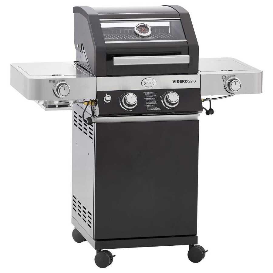 Rösle Videro G2-S Vario Gazlı Barbekü İstasyonu - Siyah