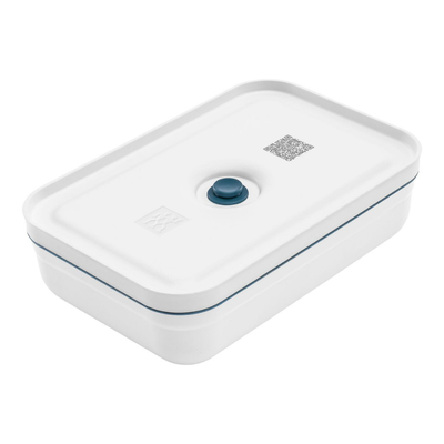 Zwilling Fresh & Save Vakumlu Yemek Taşıma Kabı, L Plastik, Beyaz-Akdeniz Mavisi 368013110