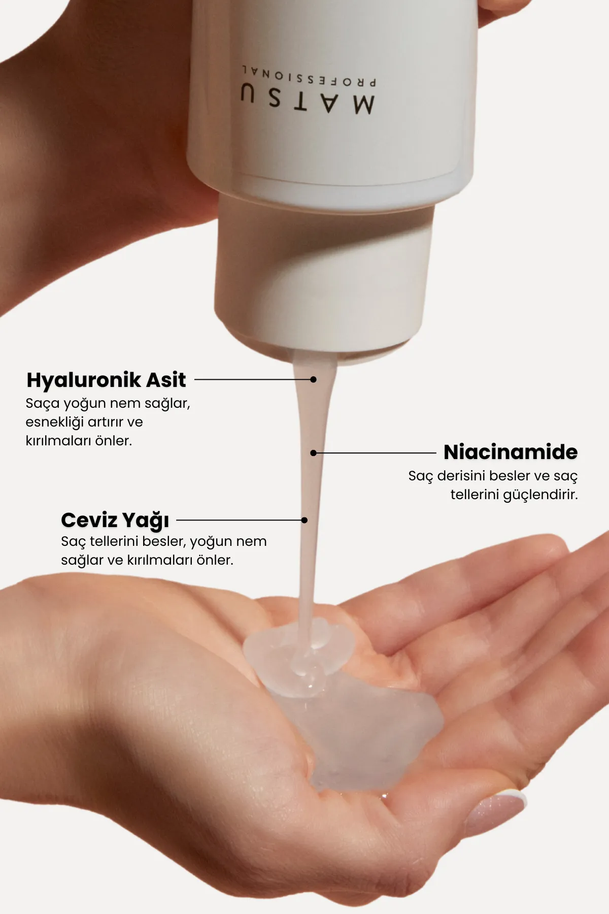 Matsu Deep Hydrating Kuru Saçlar için Yoğun Nemlendirici Şampuan 350ml