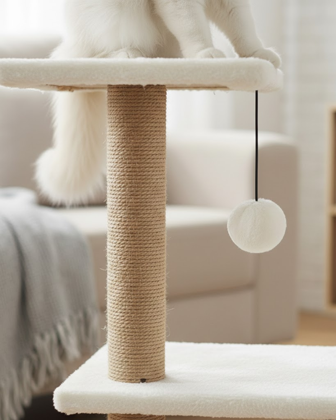 Reyo Pet Mega Boy Step Kedi Tırmalama Tahtası Beyaz