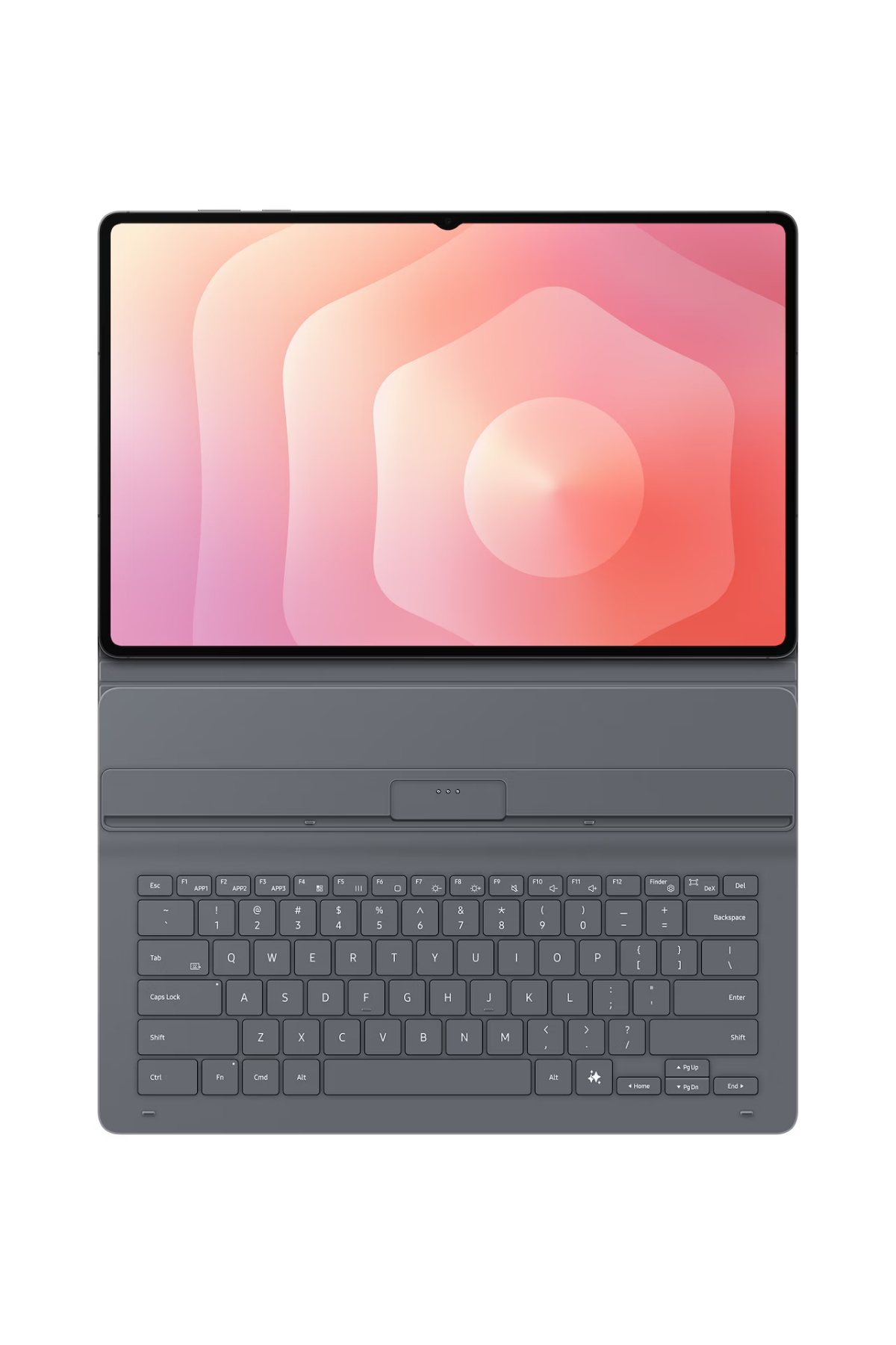 Samsung Galaxy Tab S11 Ultra İnce Klavyeli Kılıf - Siyah