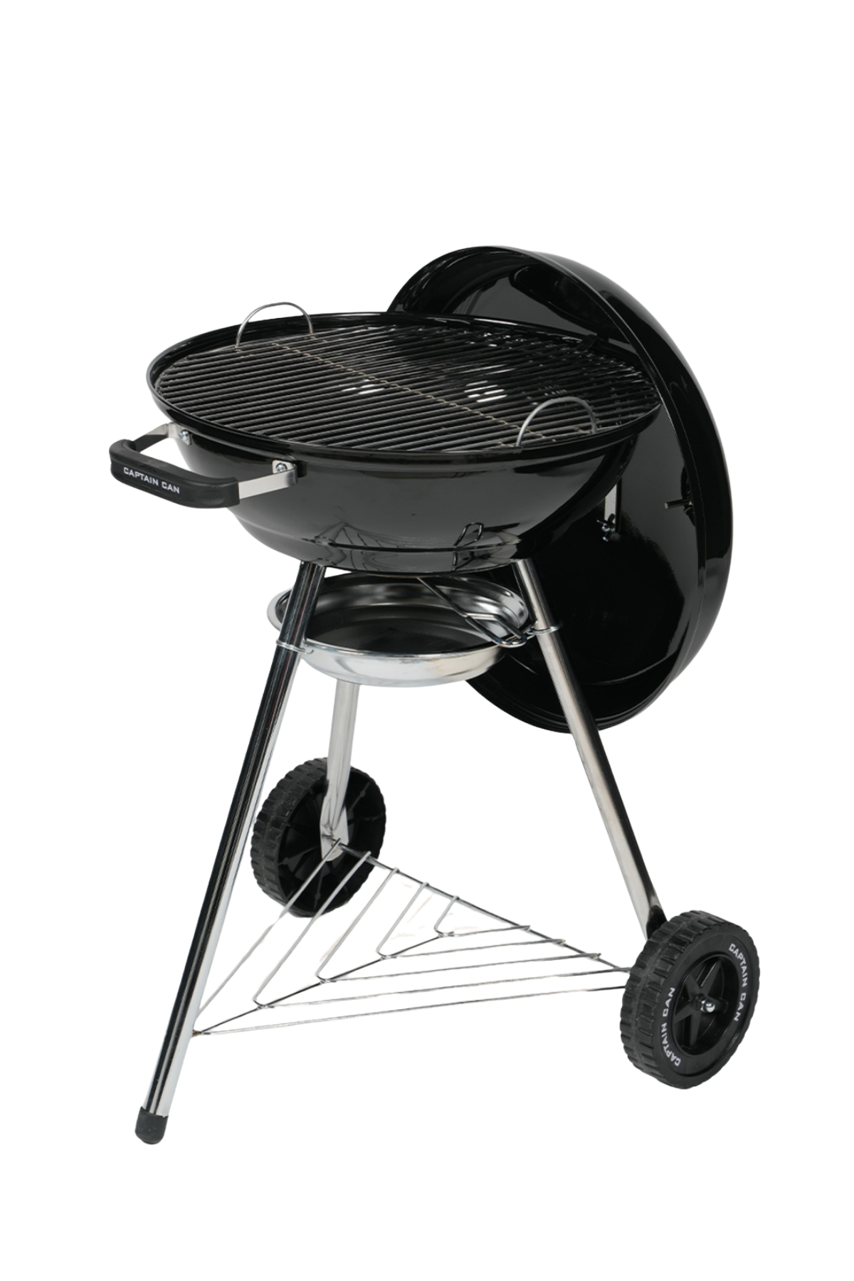 Captain Can Grill Set&Go 47 Kömürlü Mangal & Barbekü - Siyah