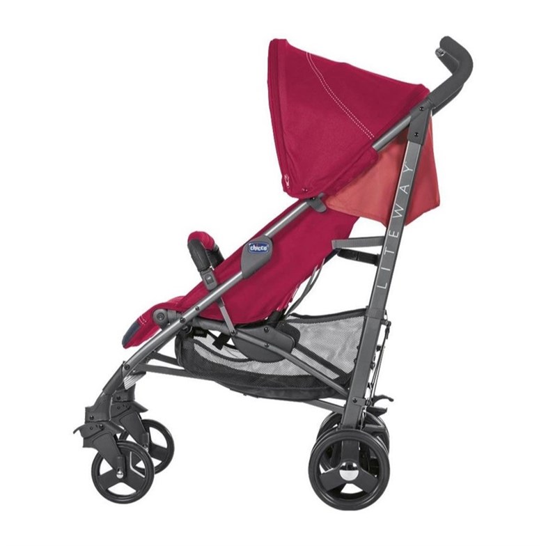 Chicco Lite Way 3 Top Baston Bebek Arabası Kırmızı