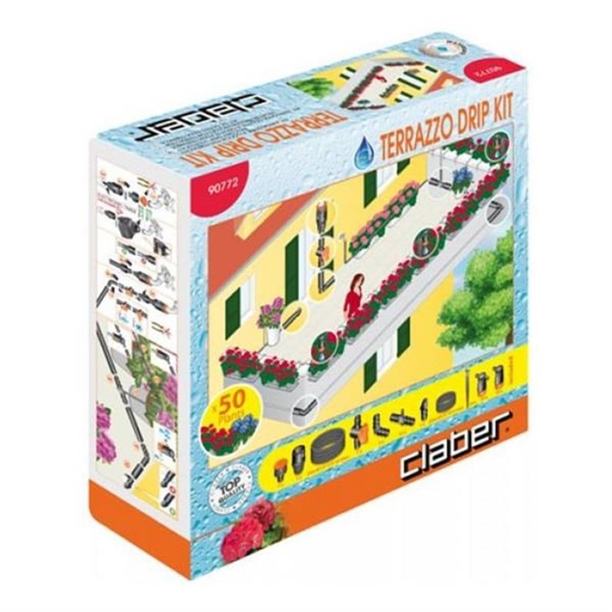 Claber 90772 Terrazzo Drip Kit