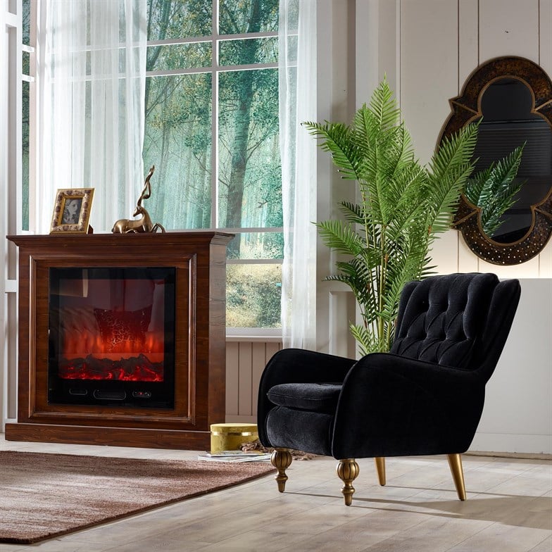 Coreflame LR-101K 1500 Watt Bluetooth Ses Sistemli Elektrikli Dekoratif Şömine